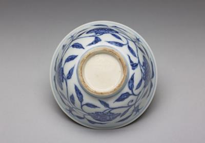 图片[3]-Bowl with flowers in underglaze blue, Ming dynasty, Yongle reign, 1403-1424-China Archive